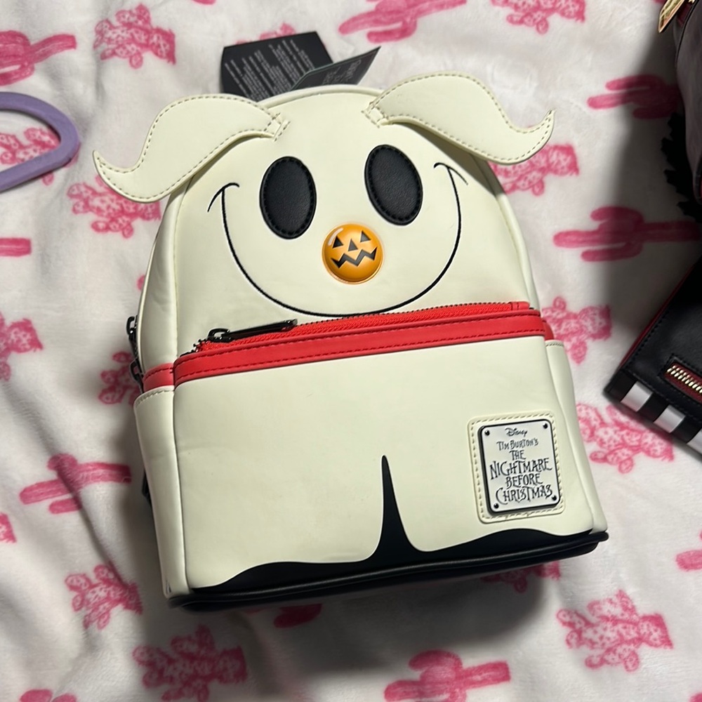 Loungefly Cream and Red Nightmare Before Christmas Bag